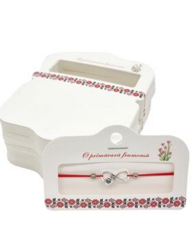 Carton engros pentru bratara martisor 9.6 x 6 x 0.6 cm 100 /buc