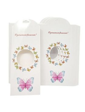 Carton martisor engros pentru brose set 100/buc (5 x 13 x 0.8)