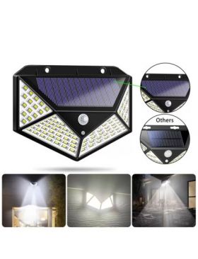 Lampa solara cu senzor de miscare, ENGROS, 100 LED