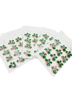 Set brose engros martisor patru foi cu buburuza set brose 12/buc