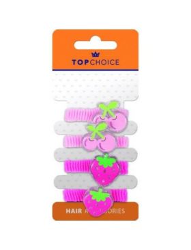 Set 4 elastice de par, pentru copii, Top Choice TC22937 Engros