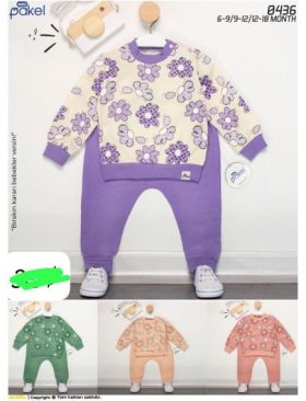 Compleu Engros pentru bebelusi, 2 piese, cu model imprimat