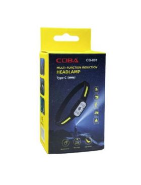 LANTERNA CAP COBA CB 801 ACUMULATOR SI SENZOR DE MISCARE LED COB + LED XPE EnGross