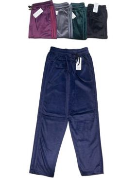 Pantaloni batal Engros pentru femei, din catifea, uni