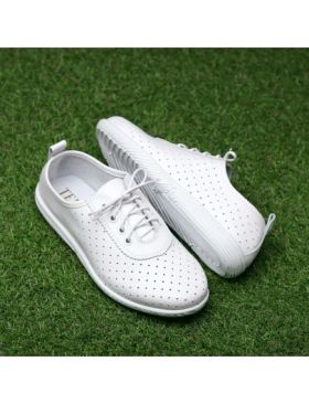 Pantofi sport piele Tellus 72-05, Alb, Engros