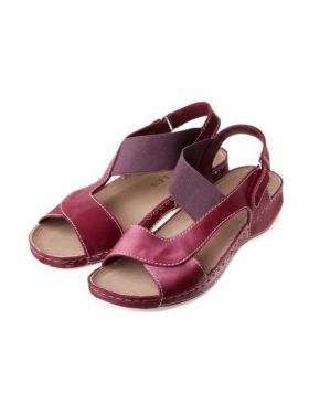Sandale dama “Tellus” 25-24, Bordo, Engros