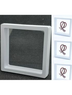 Set engros 10/buc cutie de plastic pentru brosa tipla transparenta, 9 cm