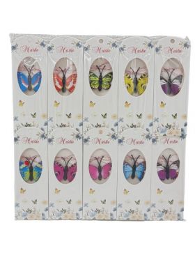 Set engros 20/buc martisoare fluture cu magnet culori mixte