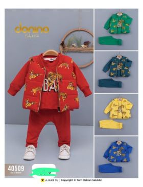 Compleu Engros pentru bebelusi, 3 piese, cu model imprimat