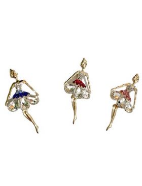 Set engros 12/buc brose elegante "Balerina"