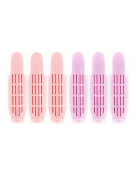 Bigudiuri plastic cu clips 6 set W653 Engros
