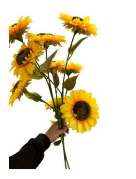 Flori artificiale Engros, fir Floarea soarelui, 100cm