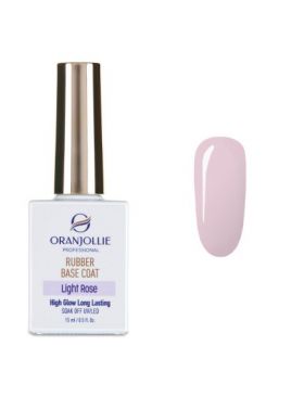 Rubber Base Coat Light Rose 15 ml Engros