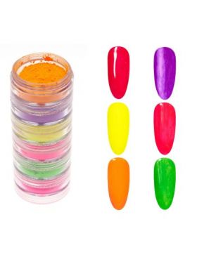 Set 6 pigmenti neon W54 Engros