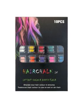 Set creta colorata pentru par HairChalk 10 buc