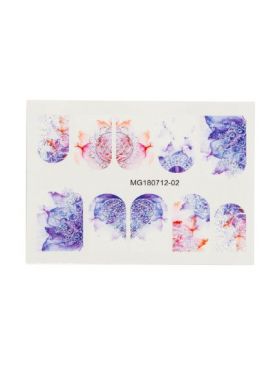 Abtibild unghii 5D pe baza de apa mov degrade MG180712-02