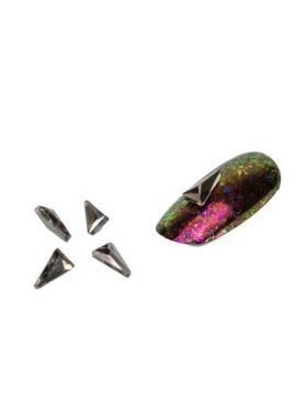 Cristale pentru unghii Argintiu Nr 24 Set 5 buc