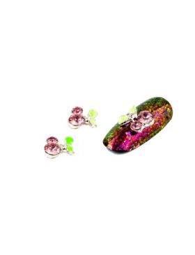 Cristale pentru unghii Cherry Nr 63 Set 3 buc
