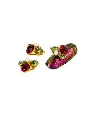 Cristale pentru unghii Multicolor Nr 108 Set 3 buc