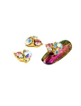 Cristale pentru unghii Multicolor Nr 112 Set 3 buc