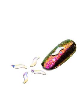 Cristale pentru unghii Multicolor Nr 28 Set 5 buc