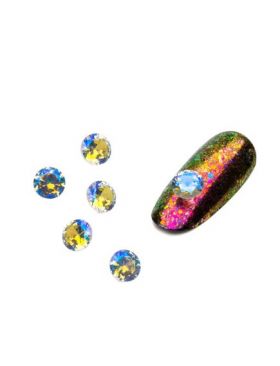 Cristale pentru unghii Multicolor Nr 3 Set 5 buc