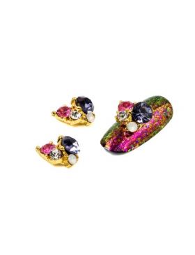Cristale pentru unghii Multicolor Nr 68 Set 3 buc
