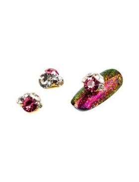 Cristale pentru unghii Multicolor Nr 69 Set 3 buc