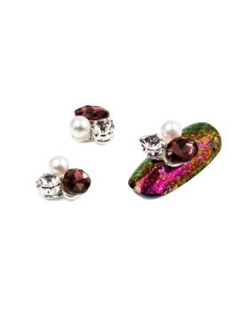 Cristale pentru unghii Multicolor Nr 72 Set 3 buc