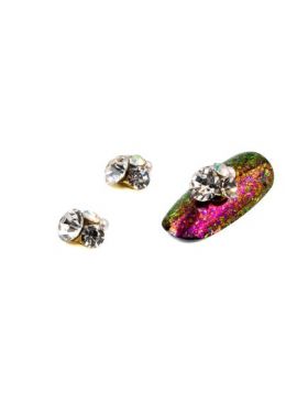 Cristale pentru unghii Multicolor Nr 91 Set 3 buc