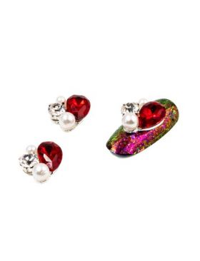 Cristale pentru unghii Red Crystal Nr 74 Set 3 buc