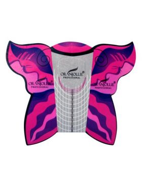 Rola sablon fluture roz Engros 300 buc