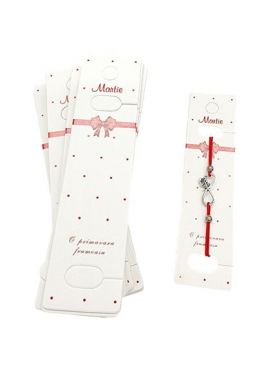 Carton martisor engros pentru bratara 3 x 12 cm set 100 buc