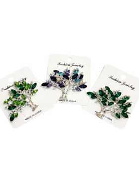 Set engros 12/buc brose elegante "Pomul vietii"