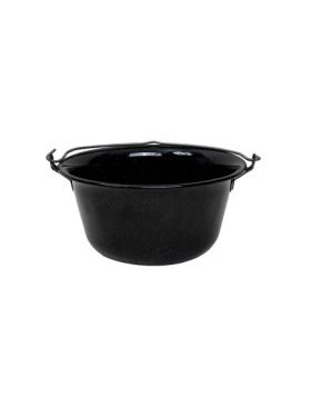 Ceaun smaltuit, 3L interior negru / EXT 7227_1 Engros