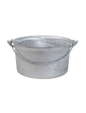 Ceaun tuci aluminiu alimentar, capacitate 17L, fund drept / EXT 8073_1 Engros