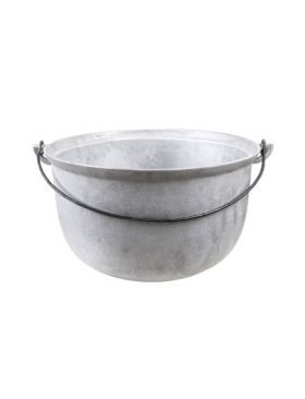 Ceaun tuci aluminiu alimentar, capacitate 30L, fund rotund / EXT 7248 Engros