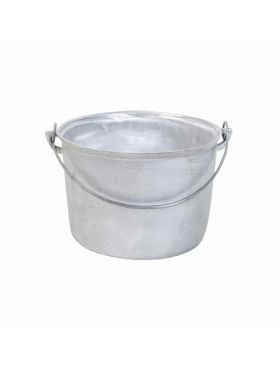 Ceaun tuci aluminiu alimentar, capacitate 5L, fund drept inalt / EXT 8041_2 Engros