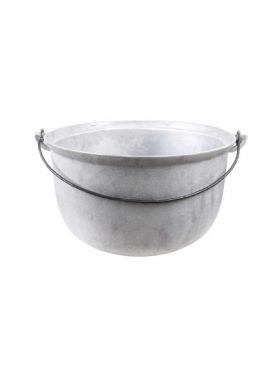 Ceaun tuci aluminiu alimentar, capacitate 6L, fund rotund / EXT 7238 Engros