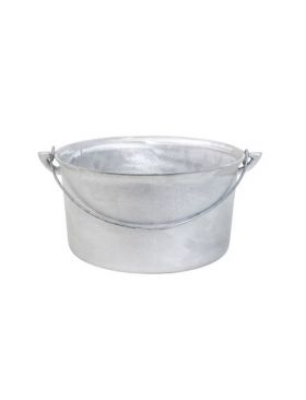 Ceaun tuci aluminiu alimentar, capacitate 8L, fund drept/ EXT 8039_1 Engros