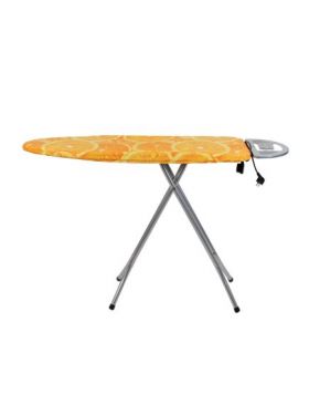 Masa de calcat cu cadru metalic si priza, marrone / ZLN 2258 Engros