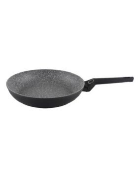 Tigaie aluminiu, interior granit, compatibil inductie, diametru 24 cm, maner soft touch / ZLN 3291 Engros