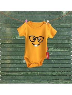 Body Engros pentru bebelusi, cu model imprimat, emoji