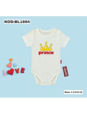 Body Engros pentru bebelusi, cu model imprimat, Prince