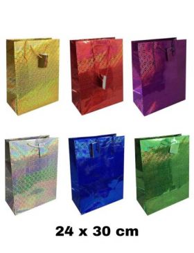 Pungi cadou Hologram 12 pe set 24x30 engros