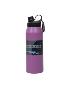 Termos YOUTH SPORTS, interior inox, capacitate 1L, model sticla, mov / ZTS 8446_4