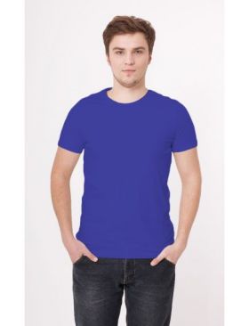 Tricou Engros pentru barbati, 100% bumbac, albastru