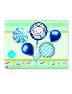 Balon botez baiat 45 cm - folie aluminiu Engros