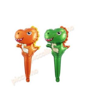 Balon folie aluminiu cu maner - Dino Engros