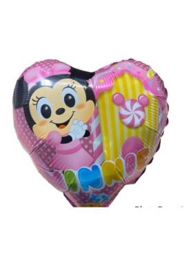 Balon folie Engros, model disney, 25 x 25 cm + bat cu rozeta